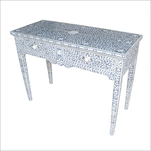 Bone Inlay Study Table