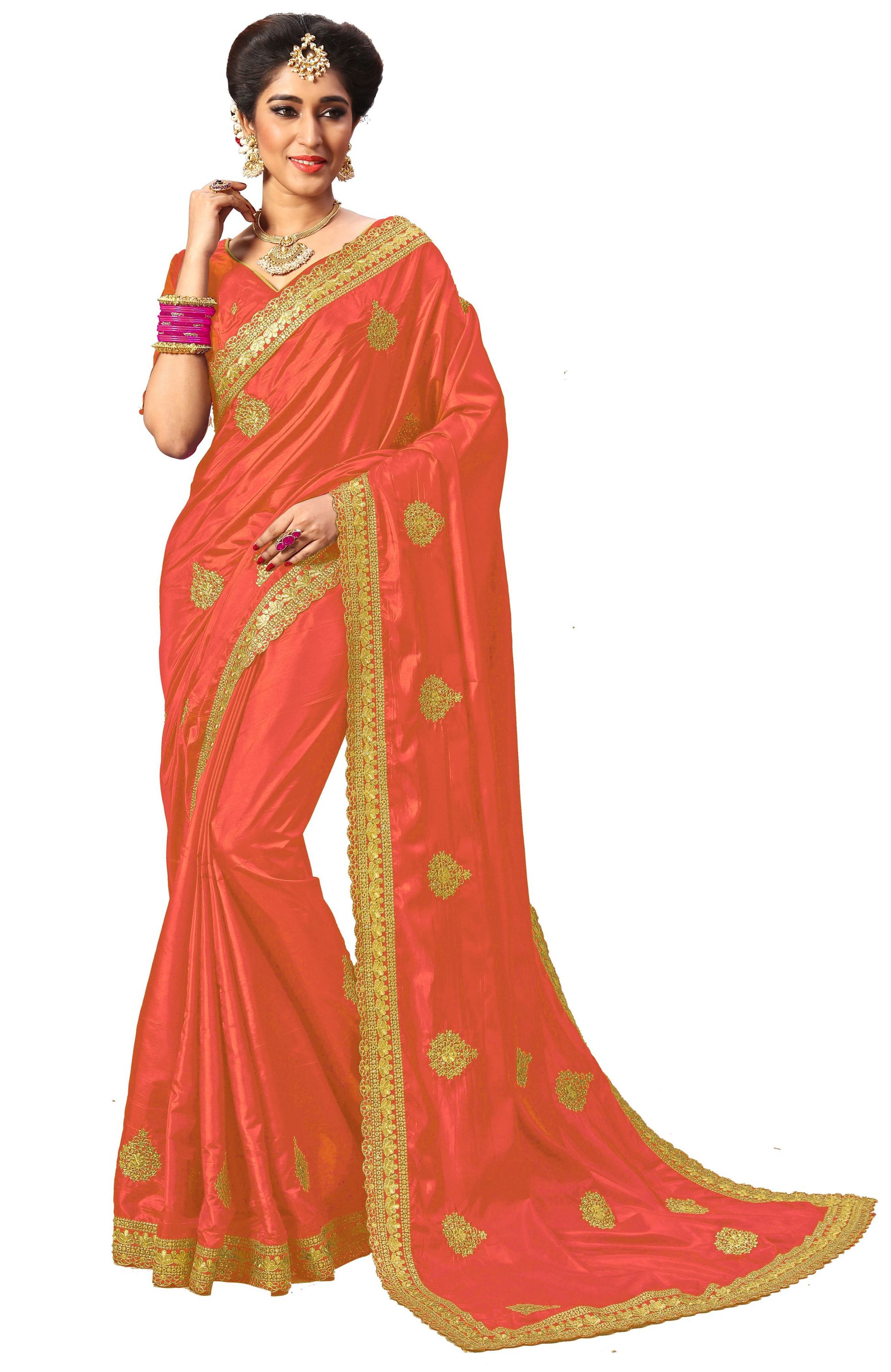 Black Silk Embroidery Border Work Saree