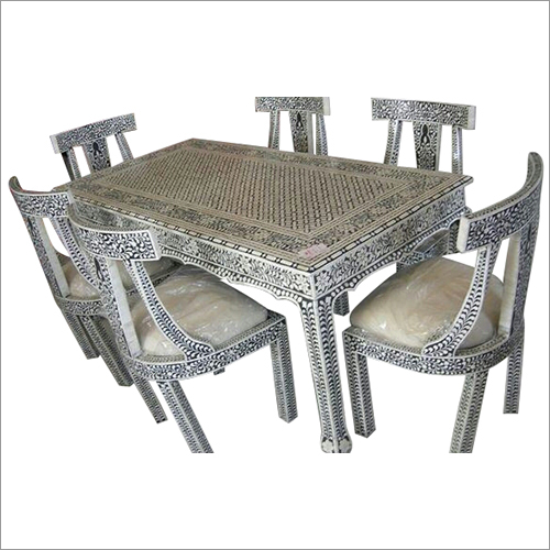 Bone Inlay Dining Table
