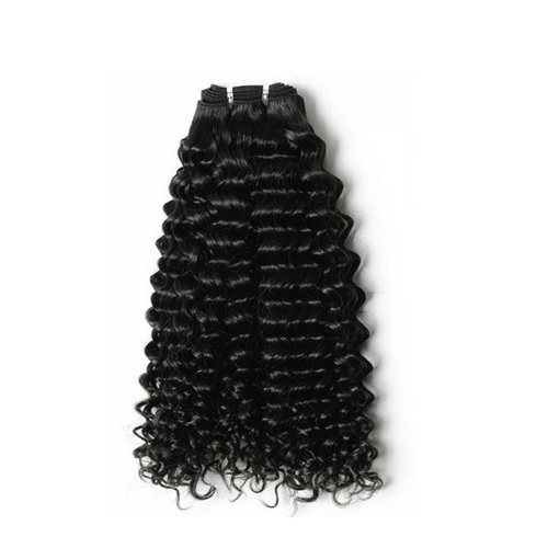 Unprocessed Temple Curly Hair - 203mm, 100g | Remy Indian Human Hair, Available In Various Shades And Lengths, 2-year Warranty