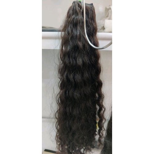 Unprocessed Temple Curly Hair - 203mm, 100g | Remy Indian Human Hair, Available In Various Shades And Lengths, 2-year Warranty