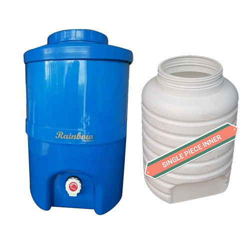 Blue Insulated Plastic Water Jug