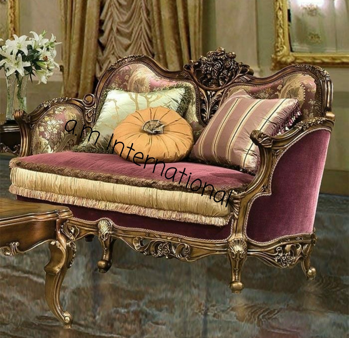 Handmade Living Room Sofa Set