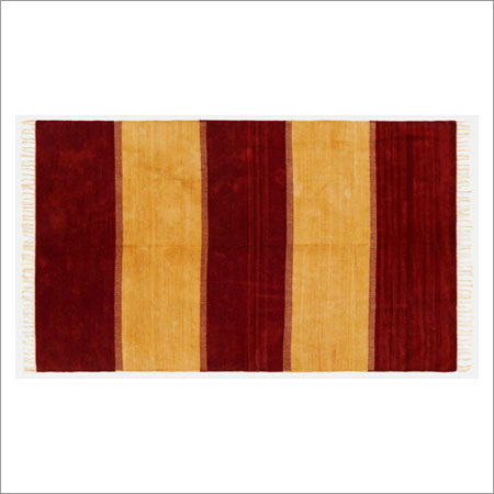Hand Woven Cotton Chenille Rug
