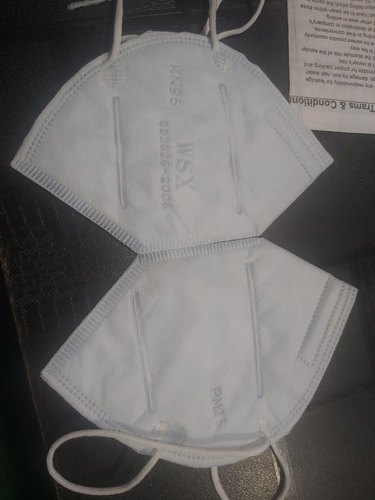 N95 Mask - Non-Woven Fabric, 17.5x9.5 cm | 95% Filtration, 5 Layers, Superior Protection, Secure Fit, Breathable Material, Comfortable Design