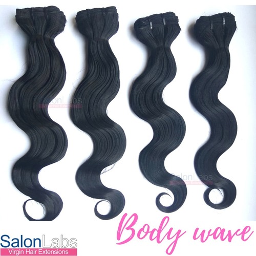 N.Black Remy Pure Body Wave Hair Machine Weft