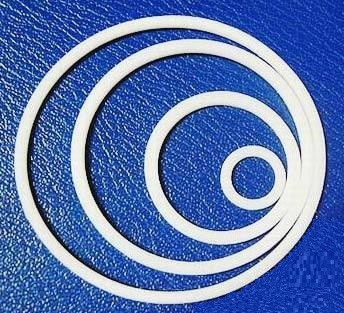 Ptfe Ring Gaskets - White, Variable Diameter And Thickness, 500â°f Max, Fda Compliant | Chemical Resistant For Harsh Environments & Uv Protected
