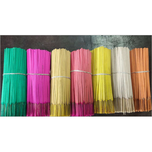 100% प्राकृतिक बाँस की बहुरंगी कच्ची अगरबत्ती