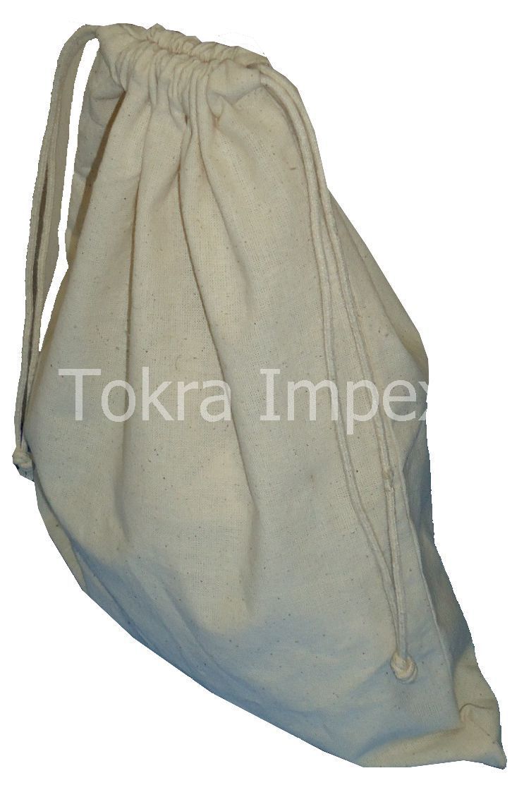 Cotton Drawstring Bags Capacity: 5 Kgs Kg/day