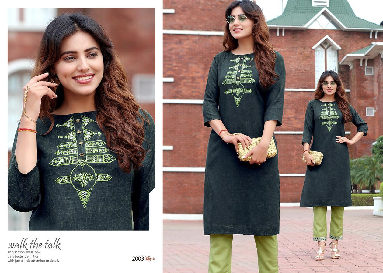 Radhey Vol-2 Cotton Kurti Set - Color: As Per Catalog