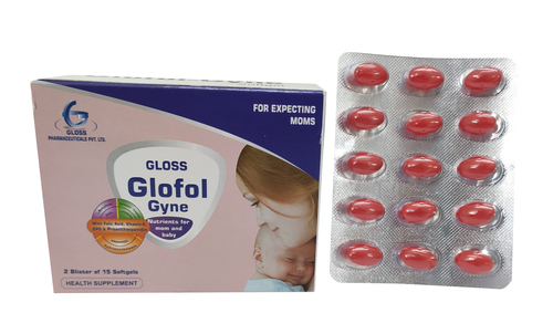 Glofol Gyne Softgel Capsules Shelf Life: 2 Years