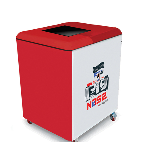 Decarbonizing Machines - Color: Red With White