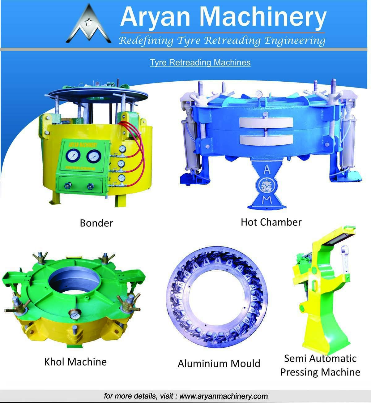 Steel Alloy Tyre Retreading Plant