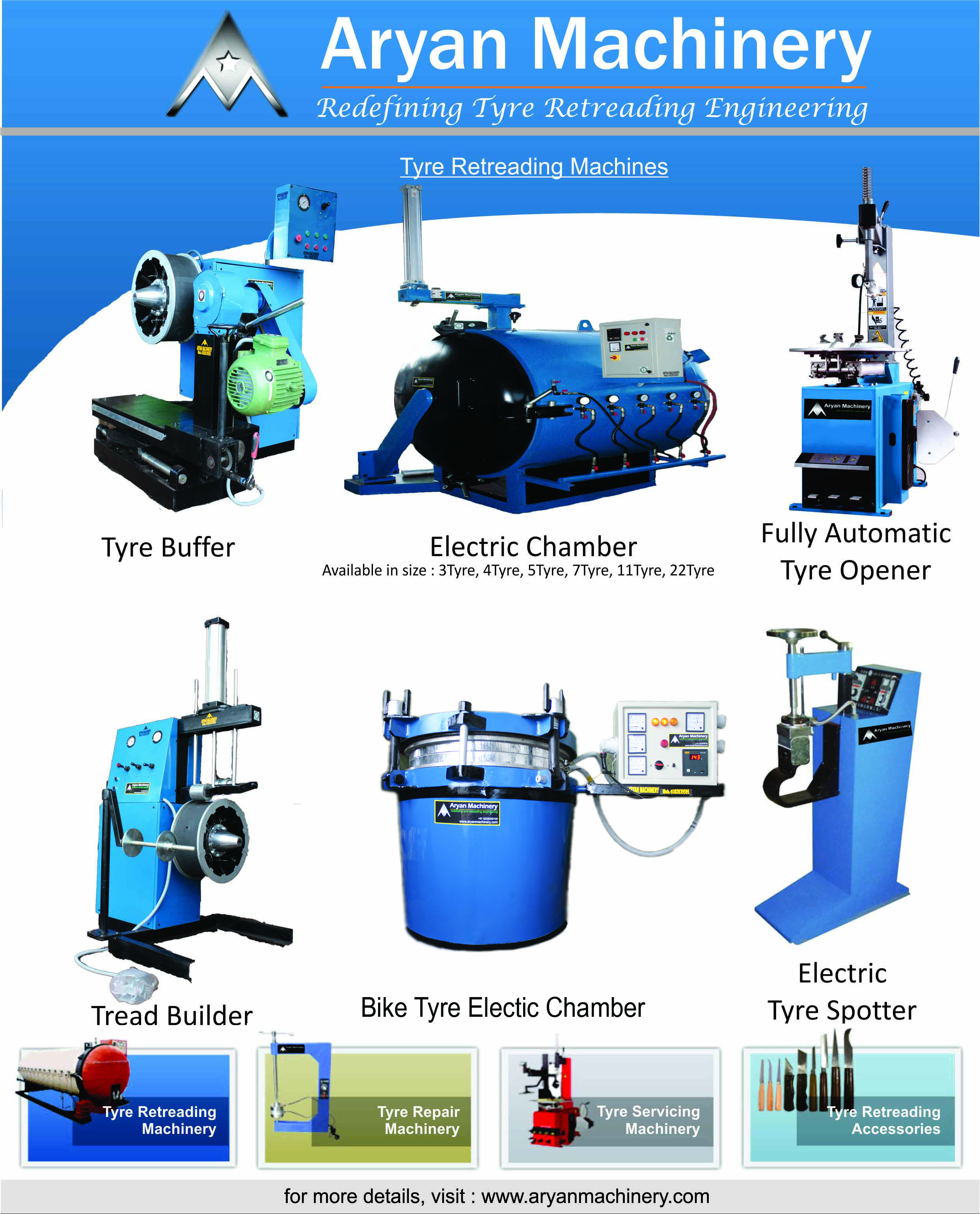 Steel Alloy Tyre Retreading Plant