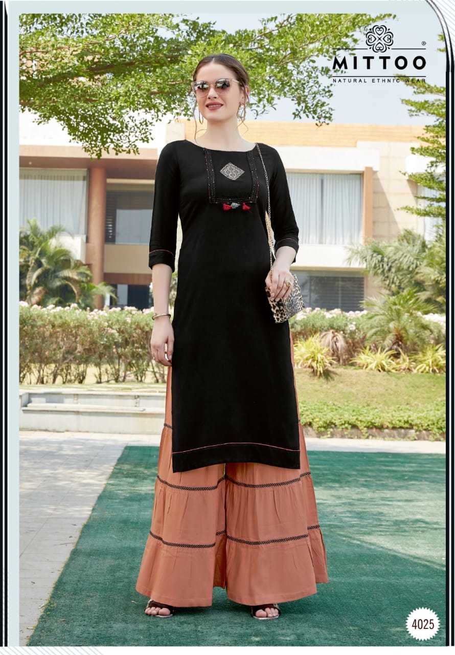 Zohra Vol-4 Rayon Kurti Set - Color: As Per Catalog