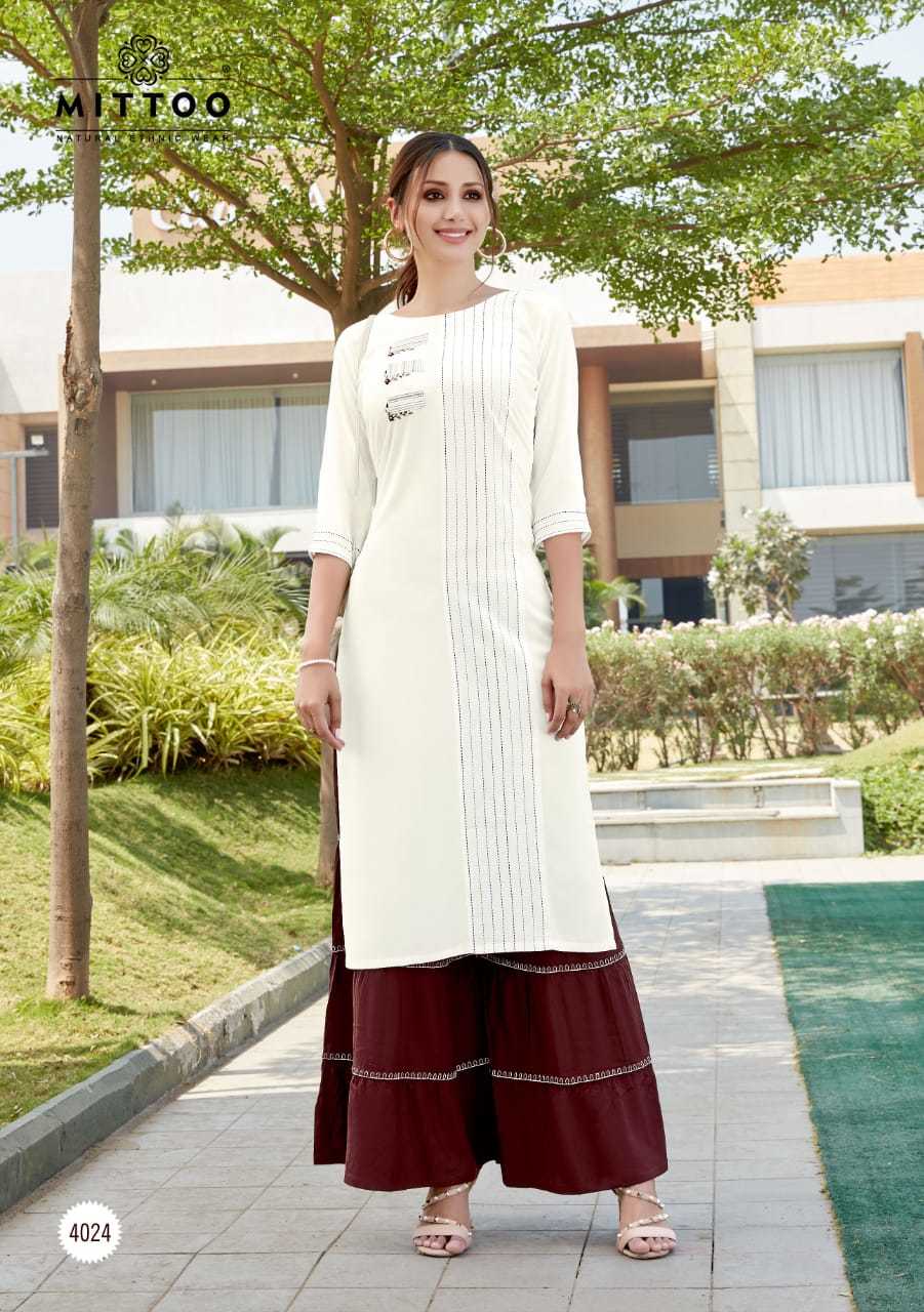 Zohra Vol-4 Rayon Kurti Set - Color: As Per Catalog
