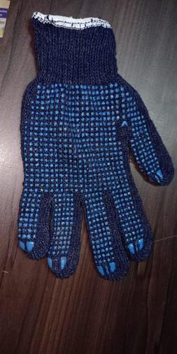 कपास बिंदीदार दस्ताने