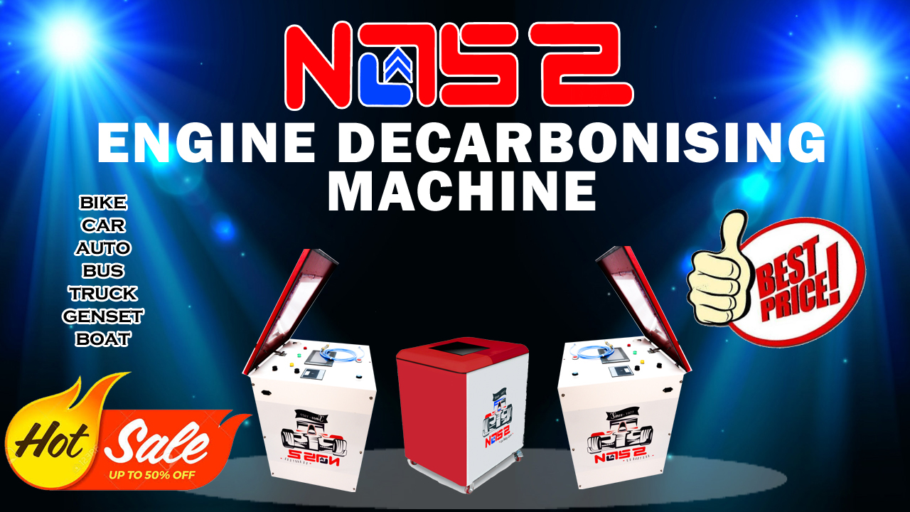 Carbon Removal Machine - Color: Red With White