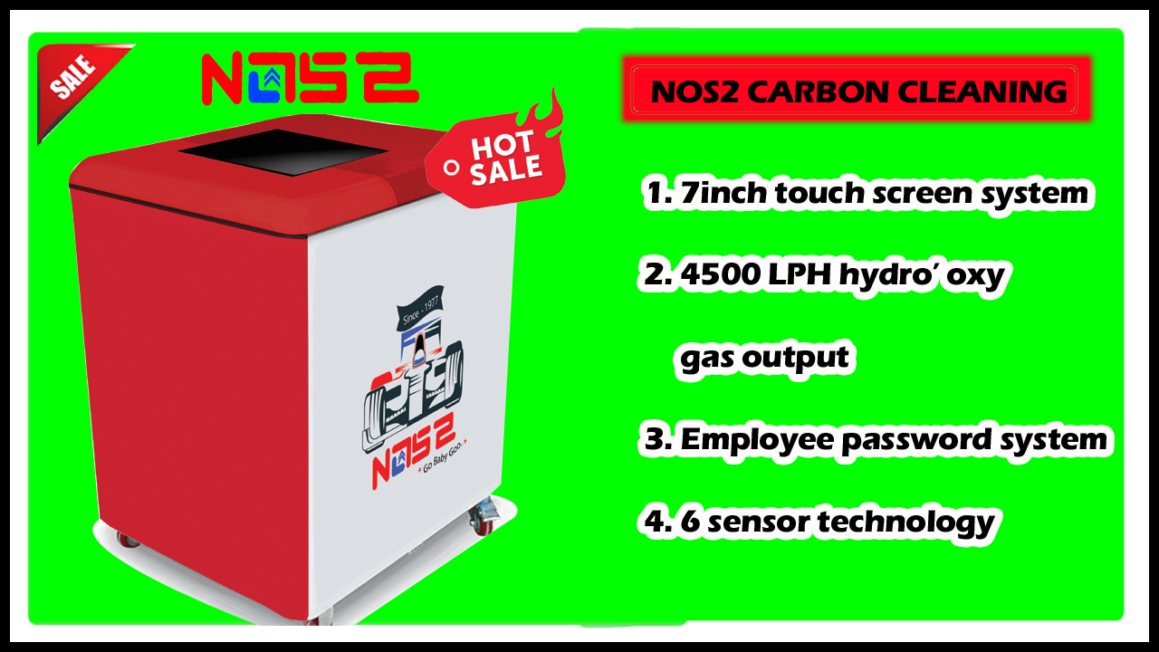 Carbon Removal Machine - Color: Red With White