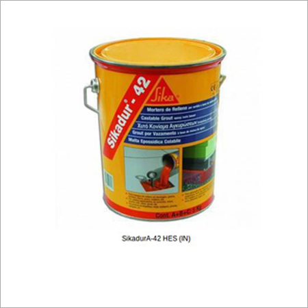 Sikadur-42 Hes In Pourable Epoxy Grout Application: Industrial