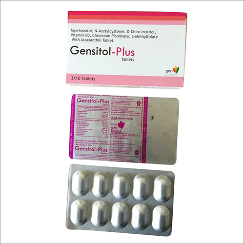 Myo Inositol  N-Acetylcysteine  D-Chiro Inositol  Vitamin D3  Chromium Picolinate L-Methylfolate with Astaxanthin Tablets