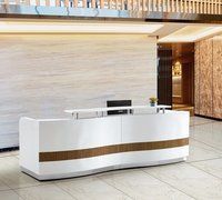 Machine Made Reception Wooden Table