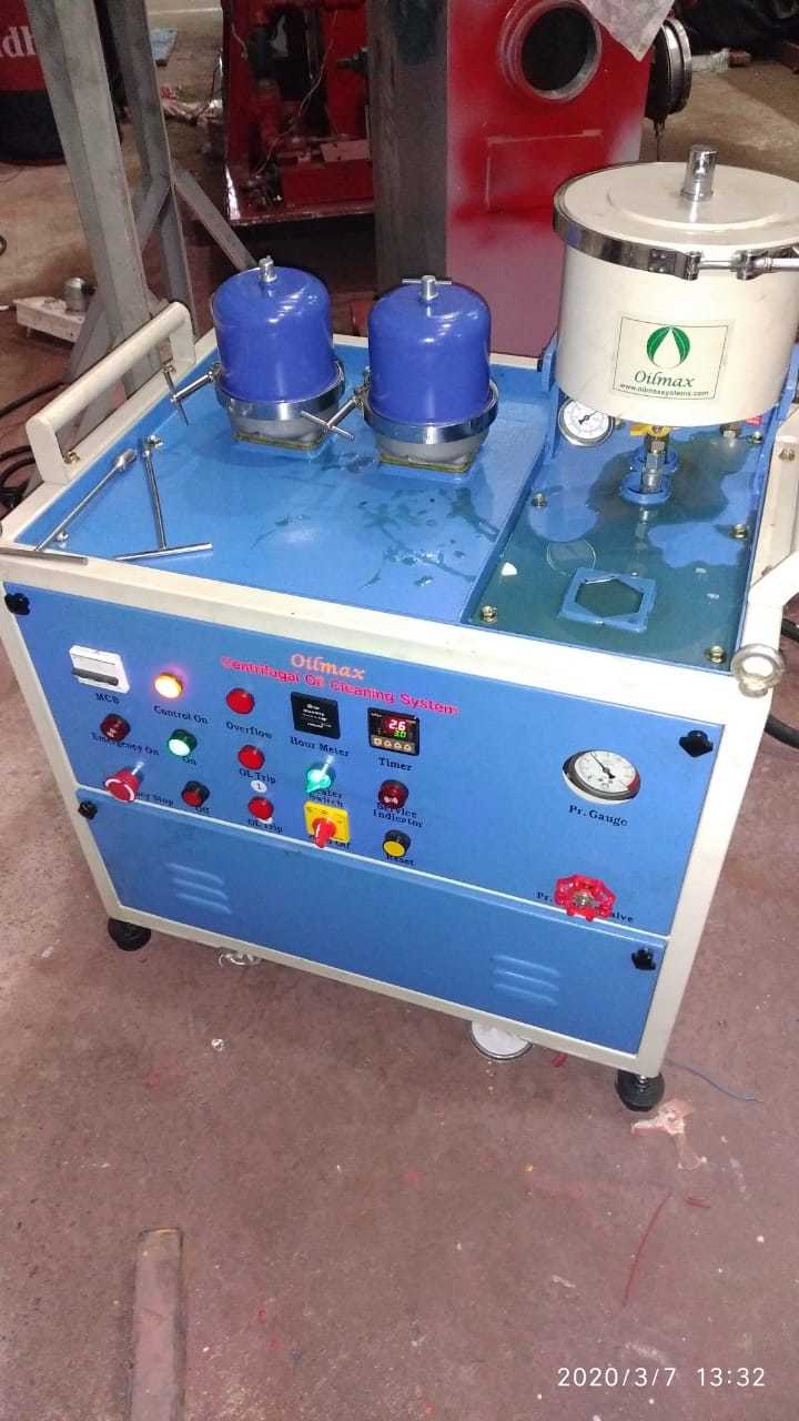 Hydraulic Oil Cleaning System - Color: Blue