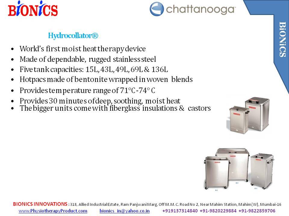 Hydrocollator Stationary Heating Unit E-1