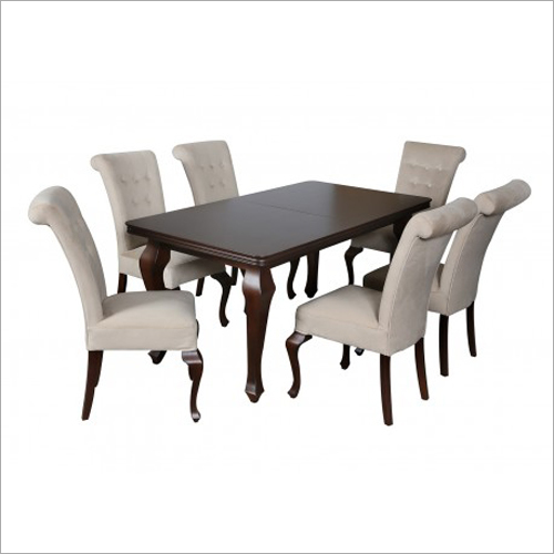 Wooden Dining Table Set - Six Seater , Modern Design with Durable Wood Finish