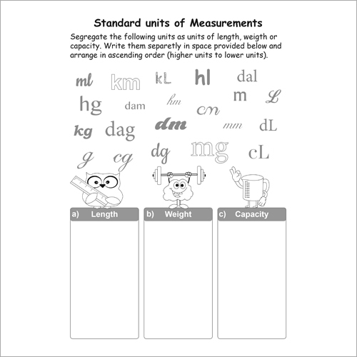Kids Class 5 Maths Measurements Practice Workbook Children Books