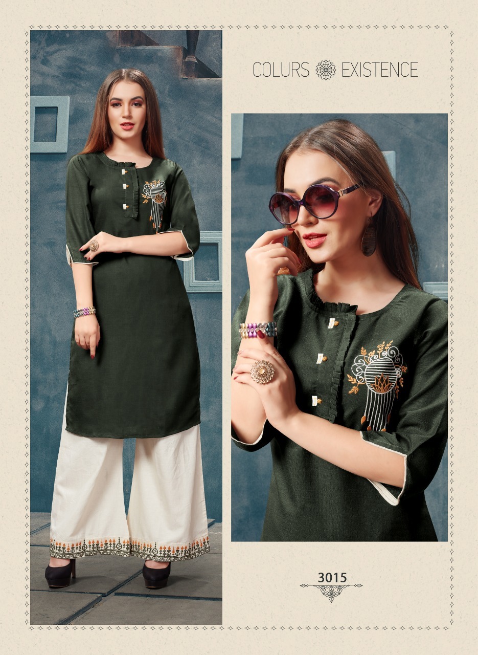 Grace Wholesale Designer Kurti Set - Color: As Per Catalog