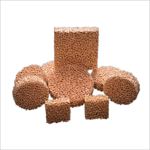 Zirconia Ceramic Foam Filter For Filtration Of Large Size Iron Casting Diameter: 40-500 Millimeter (Mm)