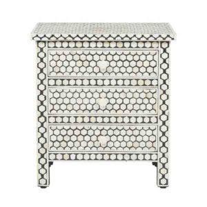 Bone Inlay Blue Sideboard