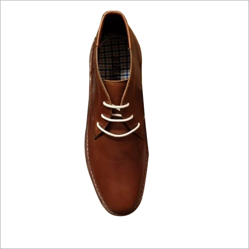 Spring Mens Tan Brown Leather Formal Shoes