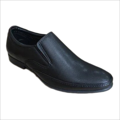 Spring Mens Black Leather Loafer Shoes