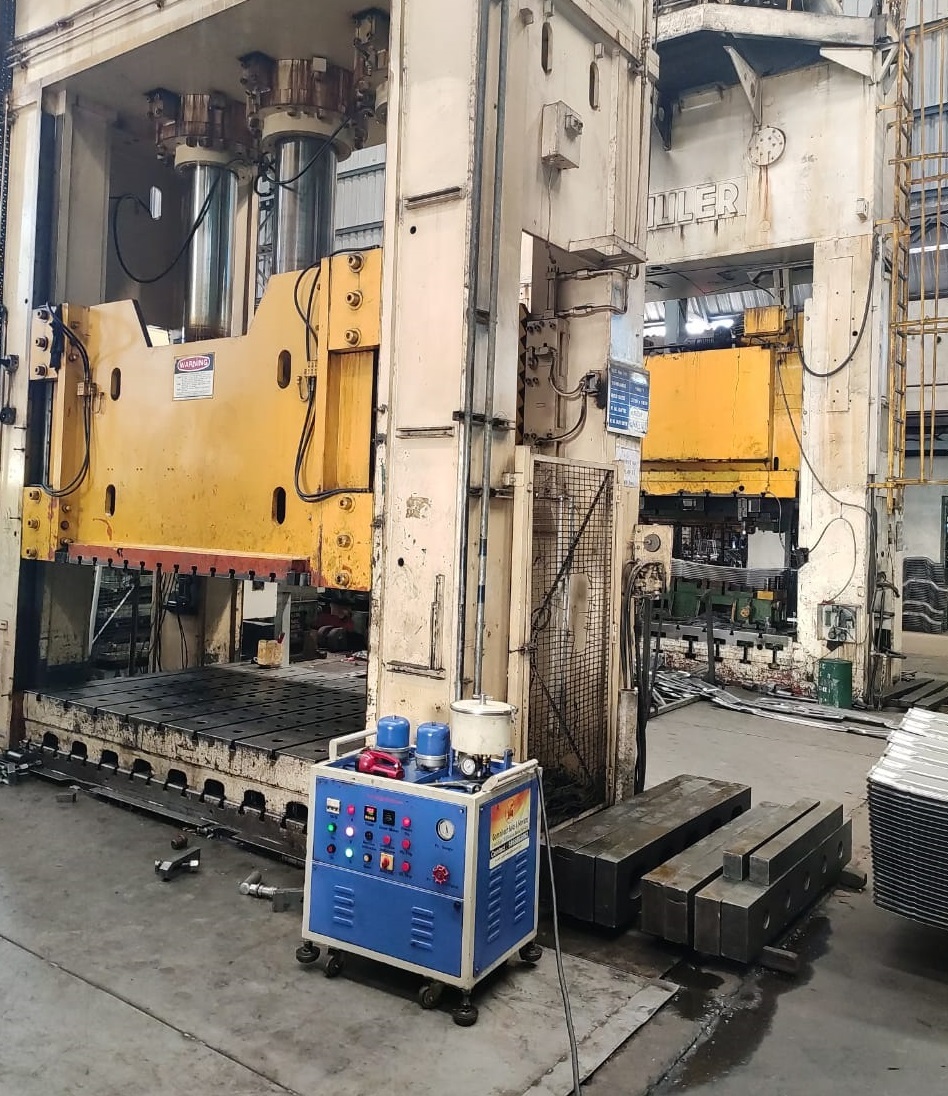 Hydraulic Oil Cleaning System - Color: Blue