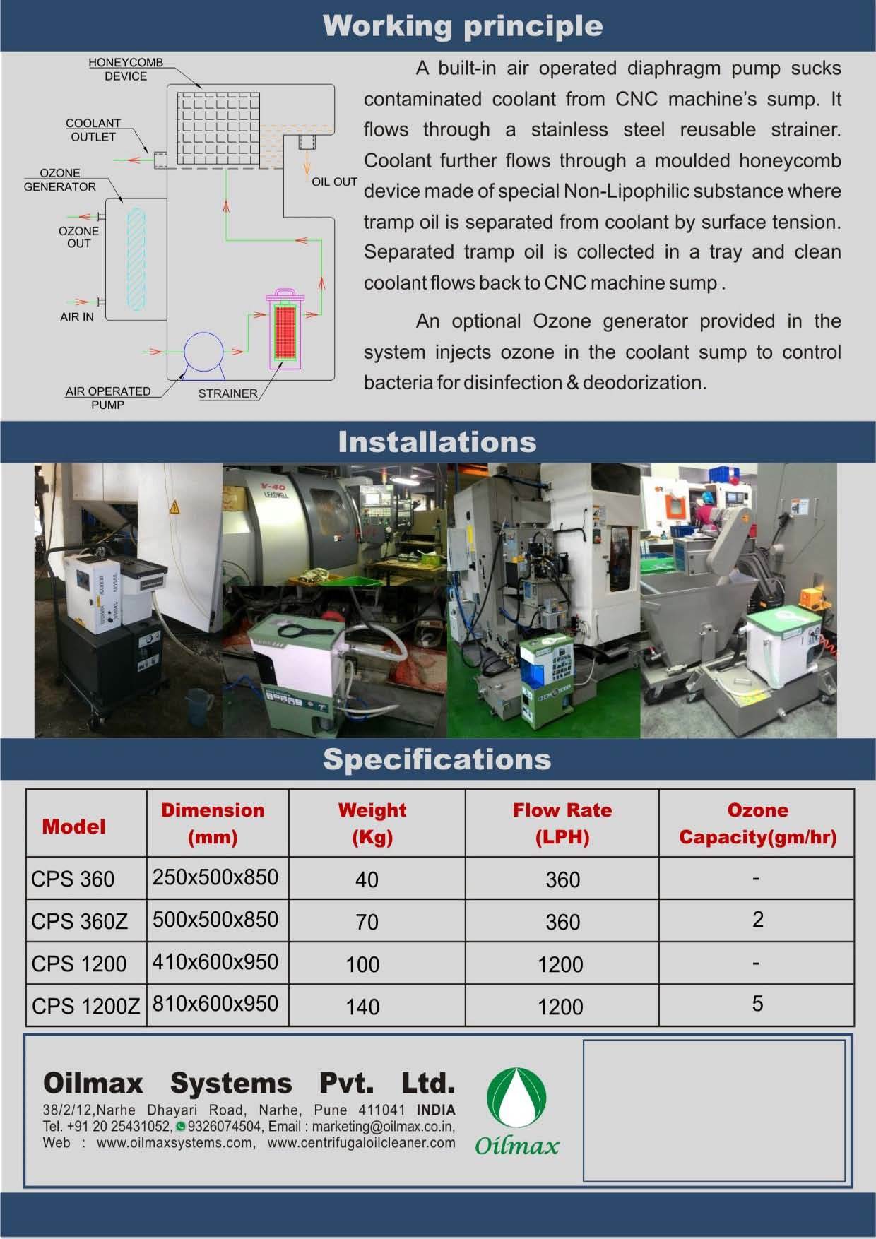 Tramp Oil Separator - Stainless Steel, 50 Gallon Capacity | Efficient Oil Removal Technology, Easy Maintenance