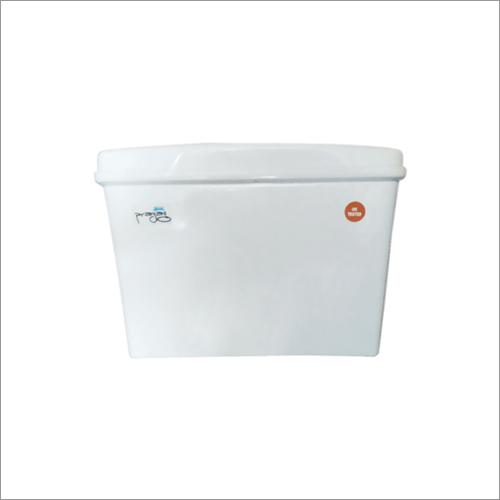 White Auto Urinal Cistern