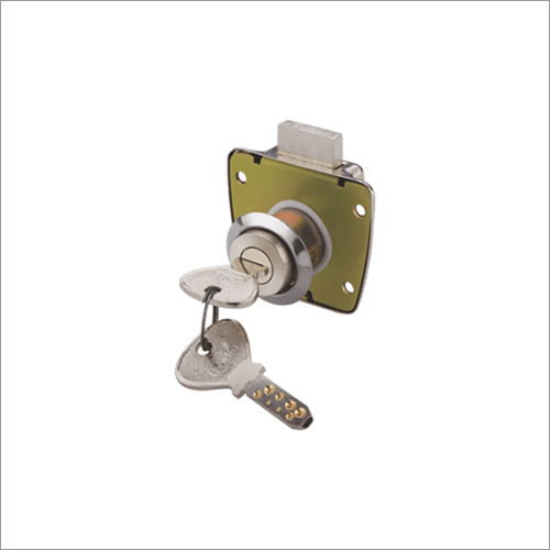 Multipurpose Drawer Lock - Silver Finish, Various Sizes Available | Secure and Versatile Locking Solution