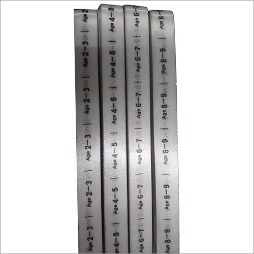 Multicolor Satin Printed Label