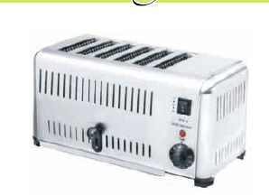 Pop Up Toaster - 6 Tray Design, Versatile Baking Options