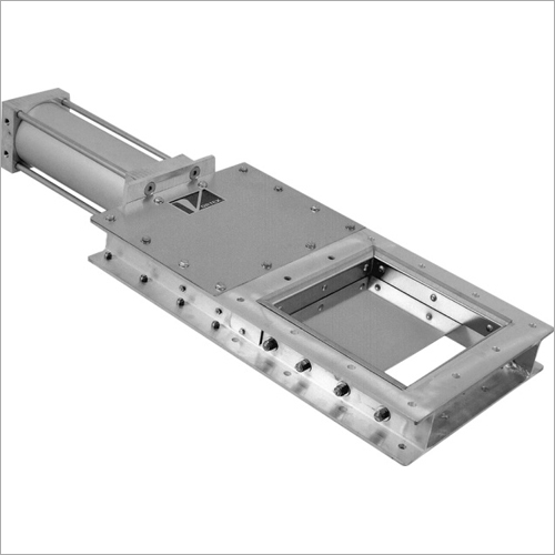 Pneumatic Slide Gate - Stainless Steel, Various Dimensions | Operating Pressure 150 PSI, Temperature Range -20 to 180°C, EPDM Seal Type, Up to 1000 CFM Flow Rate