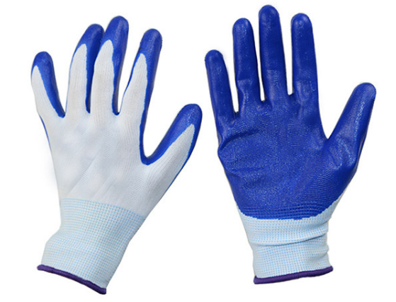 Nylon And Nitrile Latex Glove