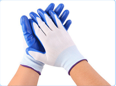Nylon And Nitrile Latex Glove