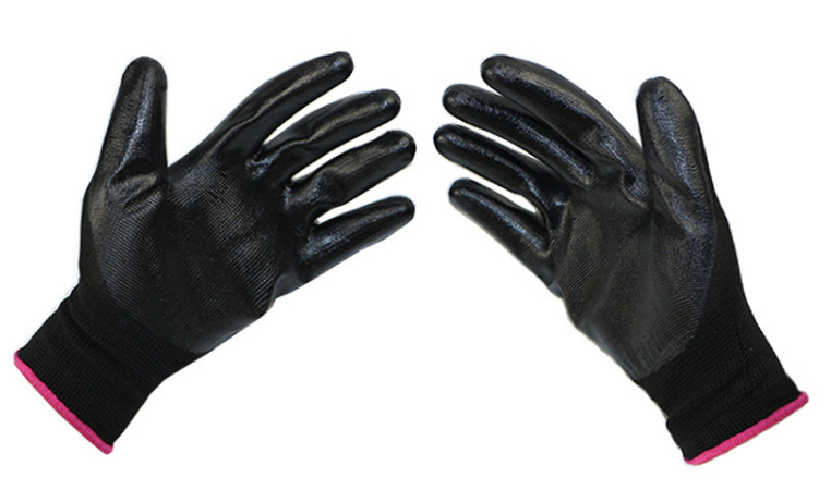 Nylon And Nitrile Latex Glove
