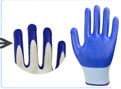 Nylon And Nitrile Latex Glove