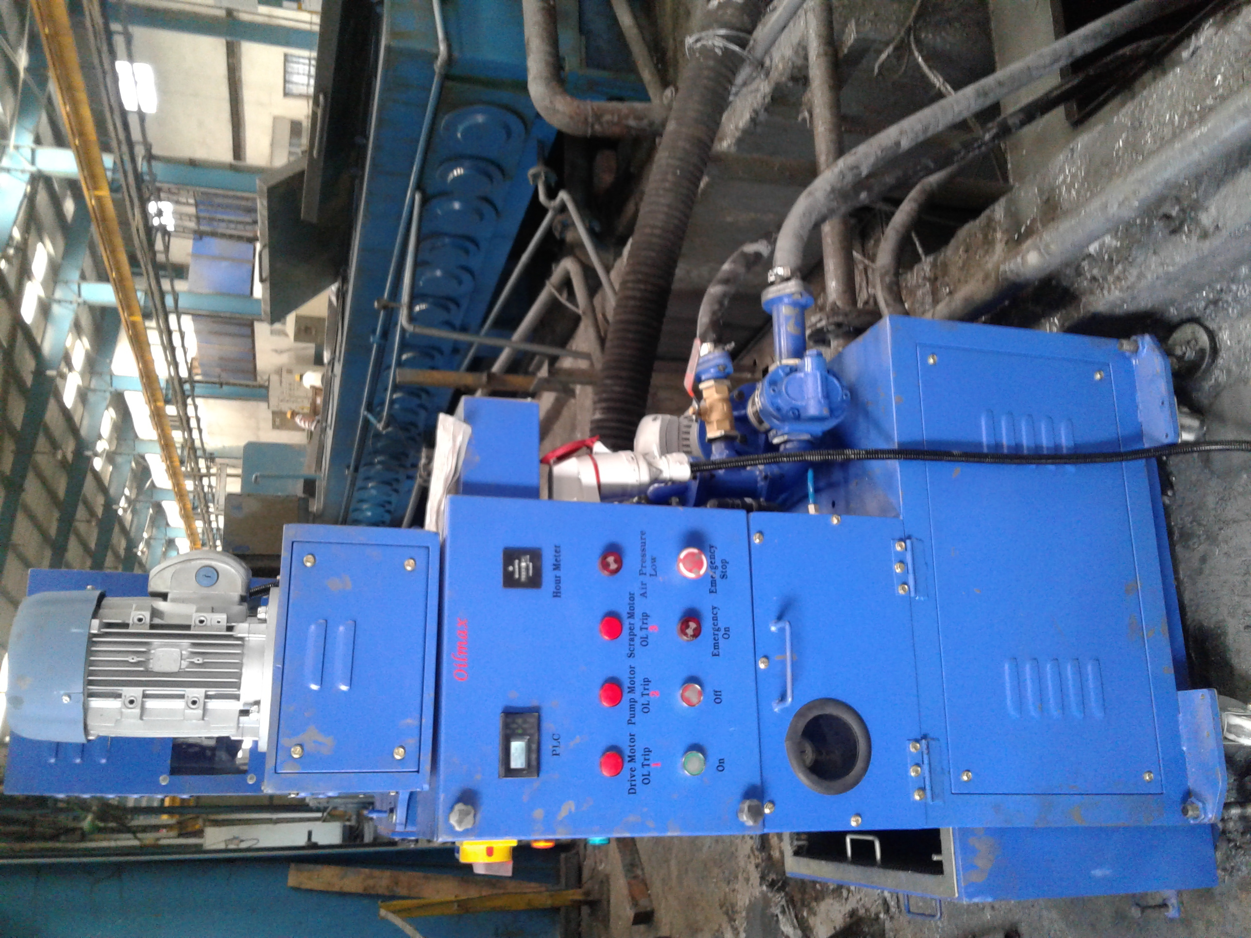 Wire Drawing Cleaning System - Color: Blue