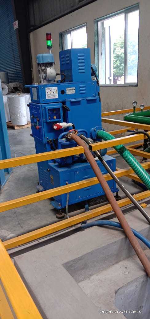 Wire Drawing Cleaning System - Color: Blue