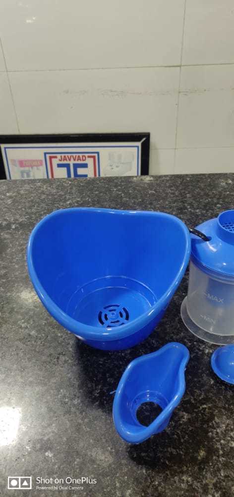 All In One Vaporizer - 500gm Capacity, Blue Color | Eco-friendly, Manual Control, Tabletop Design