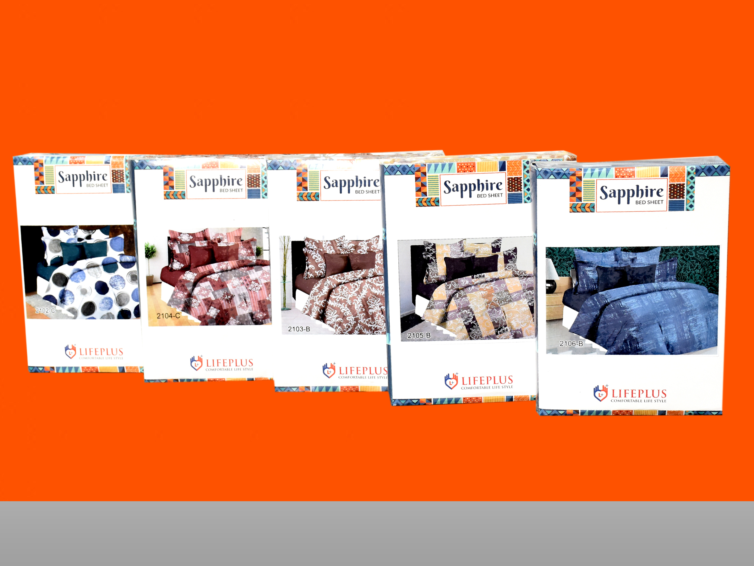 Mix Printed Bed Sheet Set